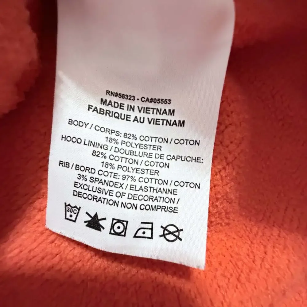 Jordan Jumpman Essentials Fleece Pullover Hoodie Orange Men's Medium